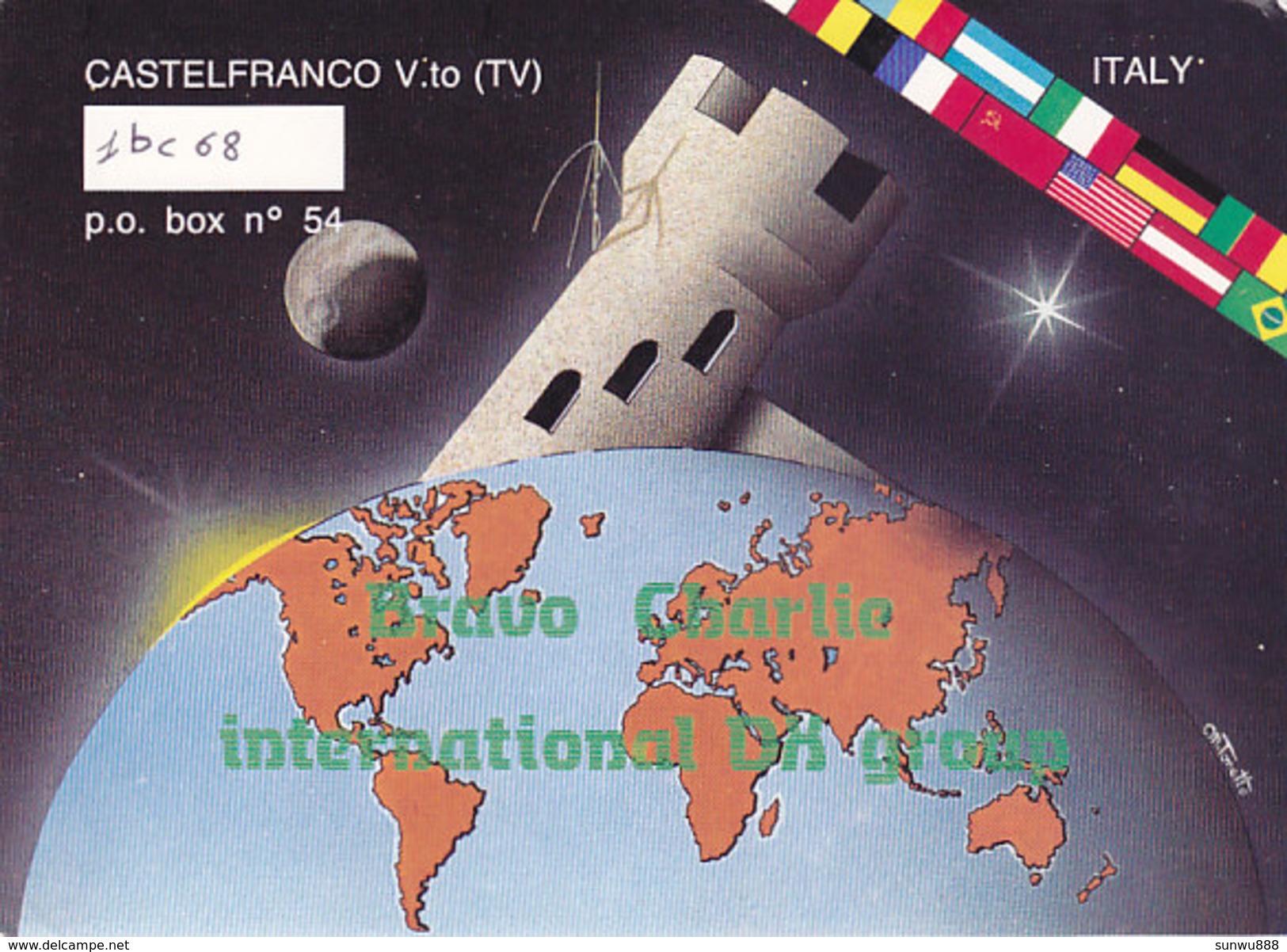 QSL Card Radio Amateur CB Italia Bravo Charlie International Castelfranco - CB