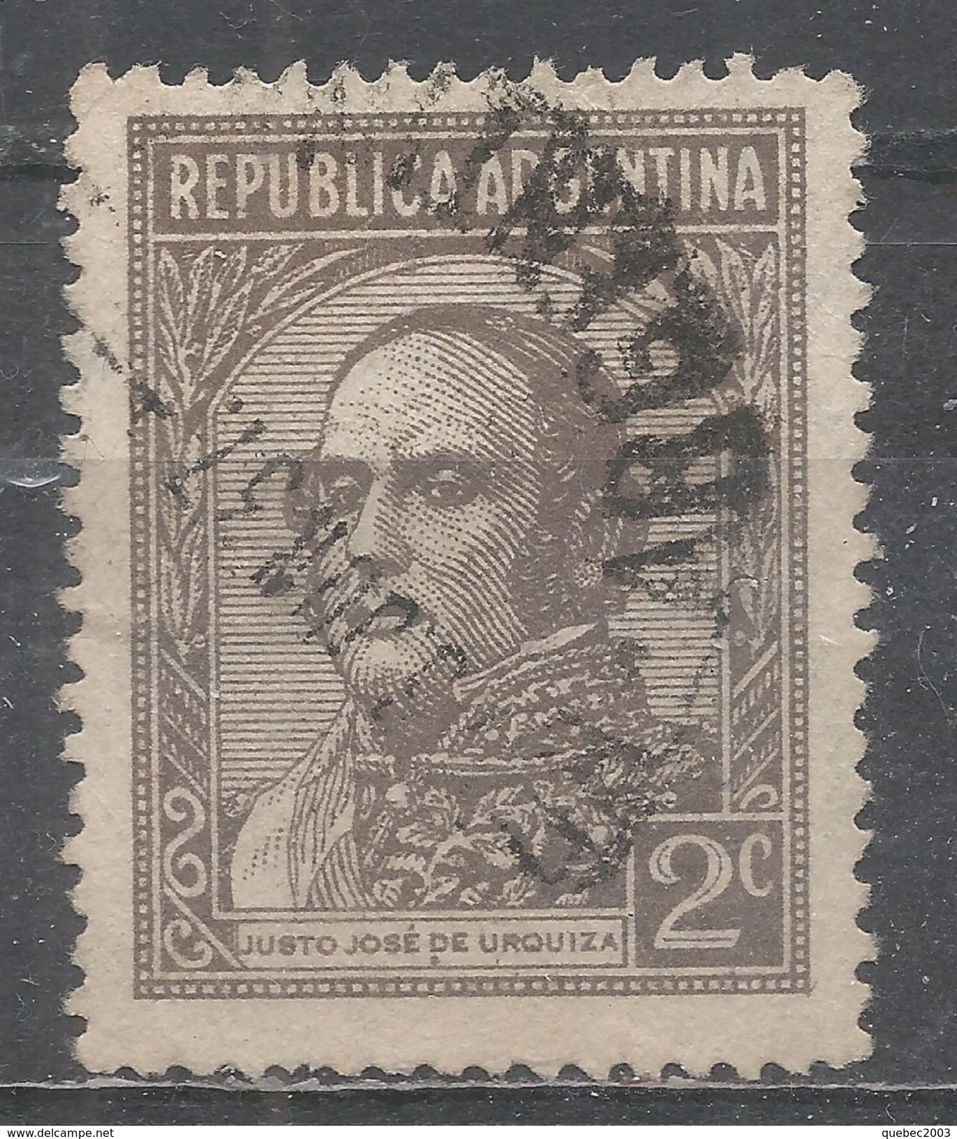 Argentina 1935. Scott #420 (U) General, Justo Jose De Urquiza - Oblitérés