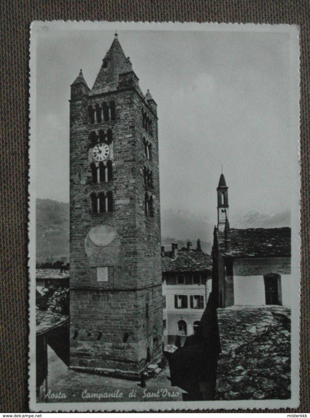 AOSTA  -  1940  - CAMPANILE DI  SANT  ORSO        --  BELLA - Altri & Non Classificati