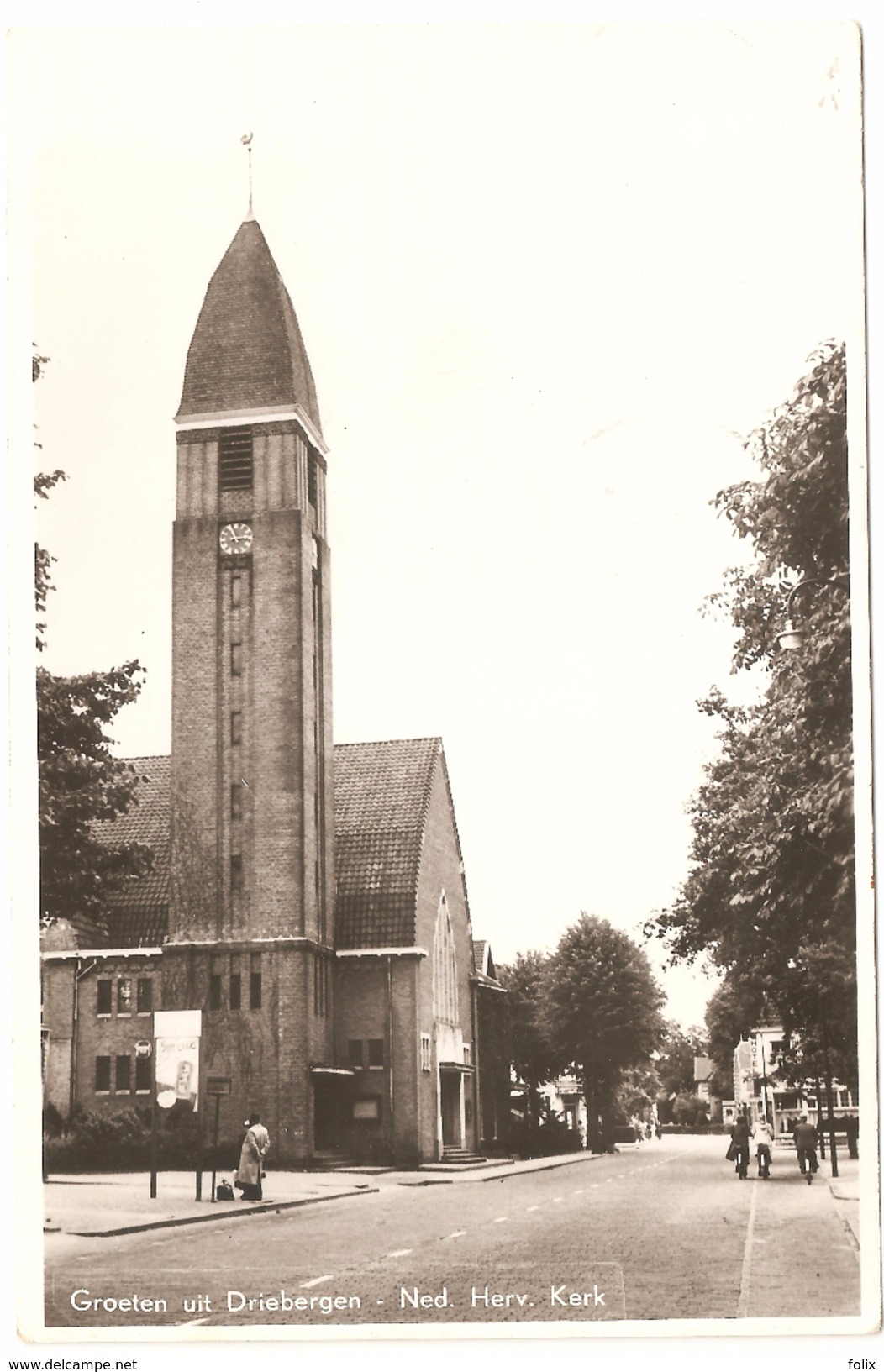 Driebergen - Groeten Uit Driebergen - Ned. Herv. Kerk - Verzonden Uit Melle - België - Geanimeerd - Driebergen – Rijsenburg