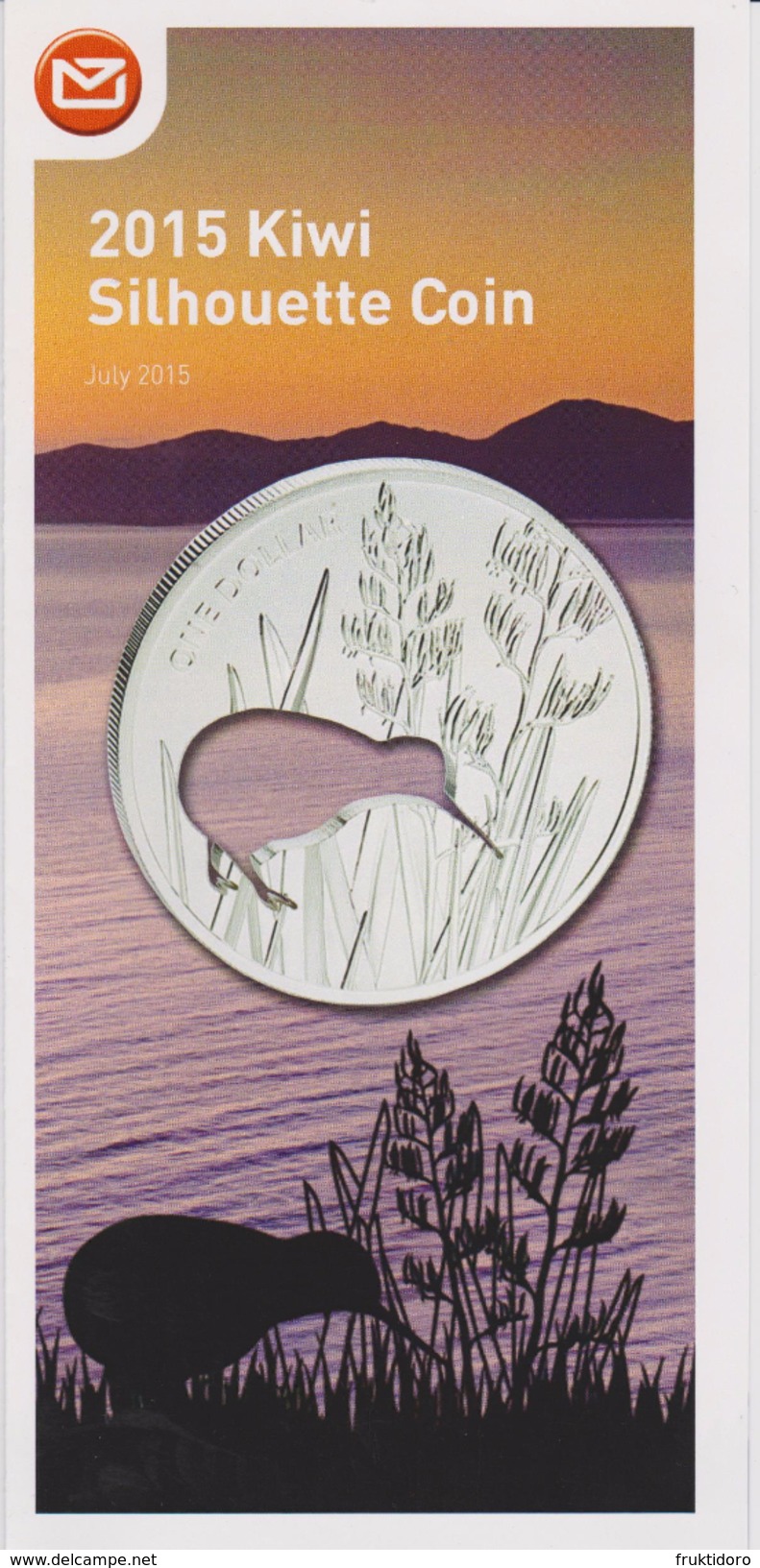 New Zealand 2015 Brochure About Kiwi Silhouette Coin - Materiaal