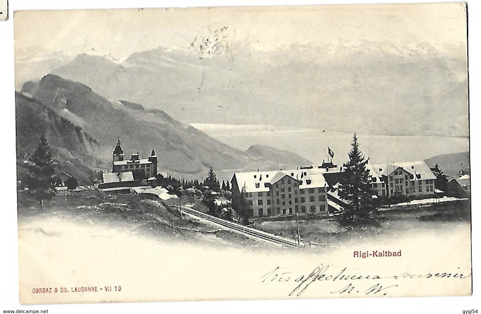 SUISSE      Rigi-Kaltbad  CPA 1904 - Otros & Sin Clasificación