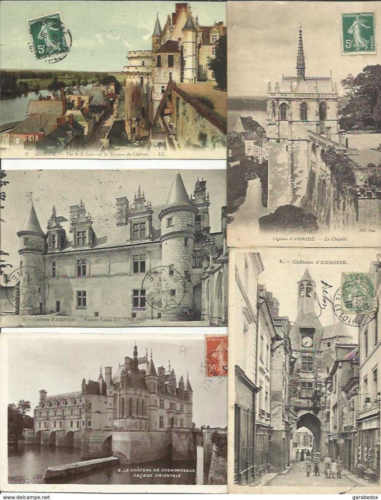 LOT DE 227 CARTES POSTALES ANCIENNES D'INDRE ET LOIRE (37). - Autres & Non Classés