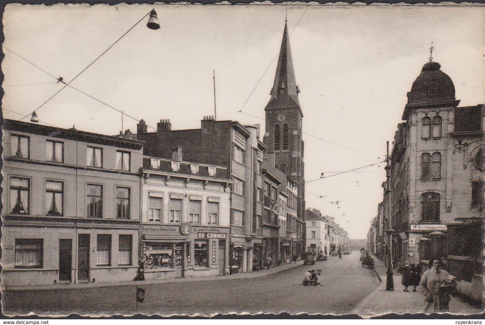 Antwerpen Wijk Dam Lange Lobroekstraat 2060 Sint-Lambertuskerk Reclame De Coninck Verffabriek - Antwerpen