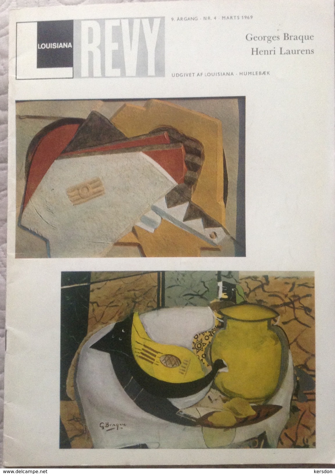 Revue Lousiana Revy - Georges Braque Et Henry Laurens 40 Pages 25x 34,5 Cm - Musei & Esposizioni