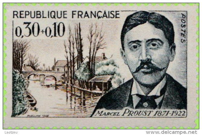 France 1966. ~ YT 1472** - Marcel Proust, écrivain - Neufs