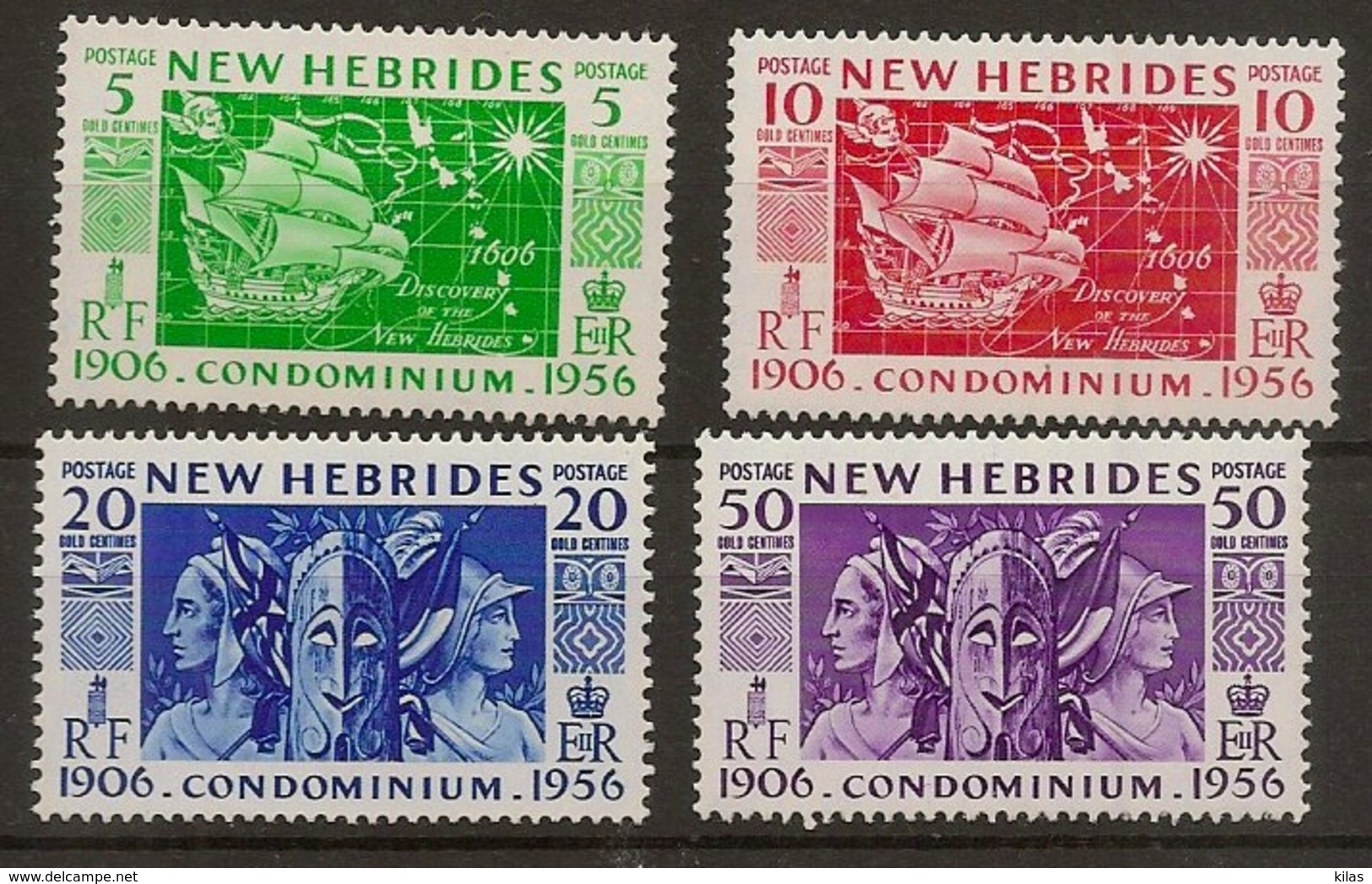 NOUVELLES HEBRIDES 1956 50 Years Co-territory MNH - Ungebraucht