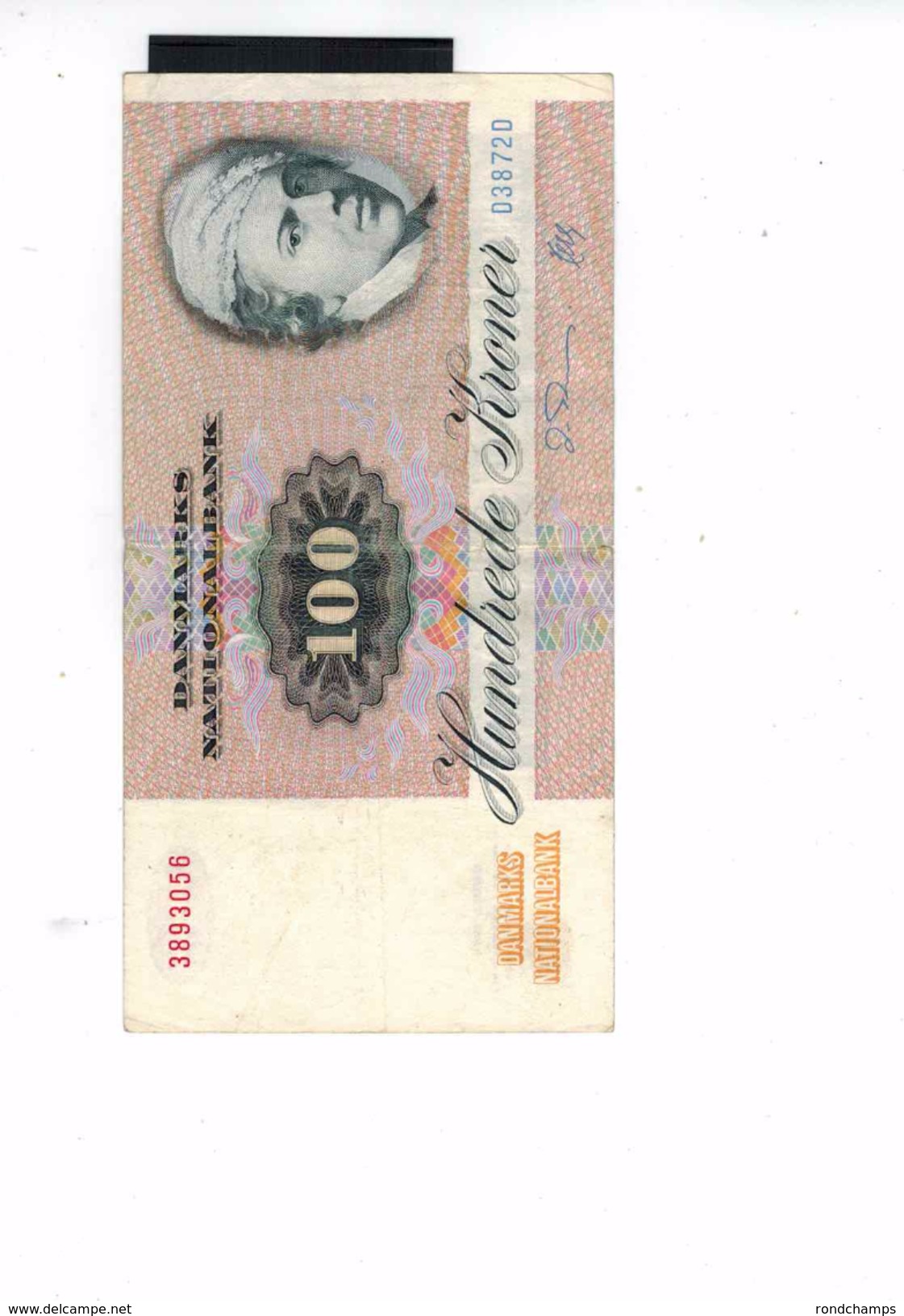 Danemark 100 Kroner Serie 1972 - Denemarken