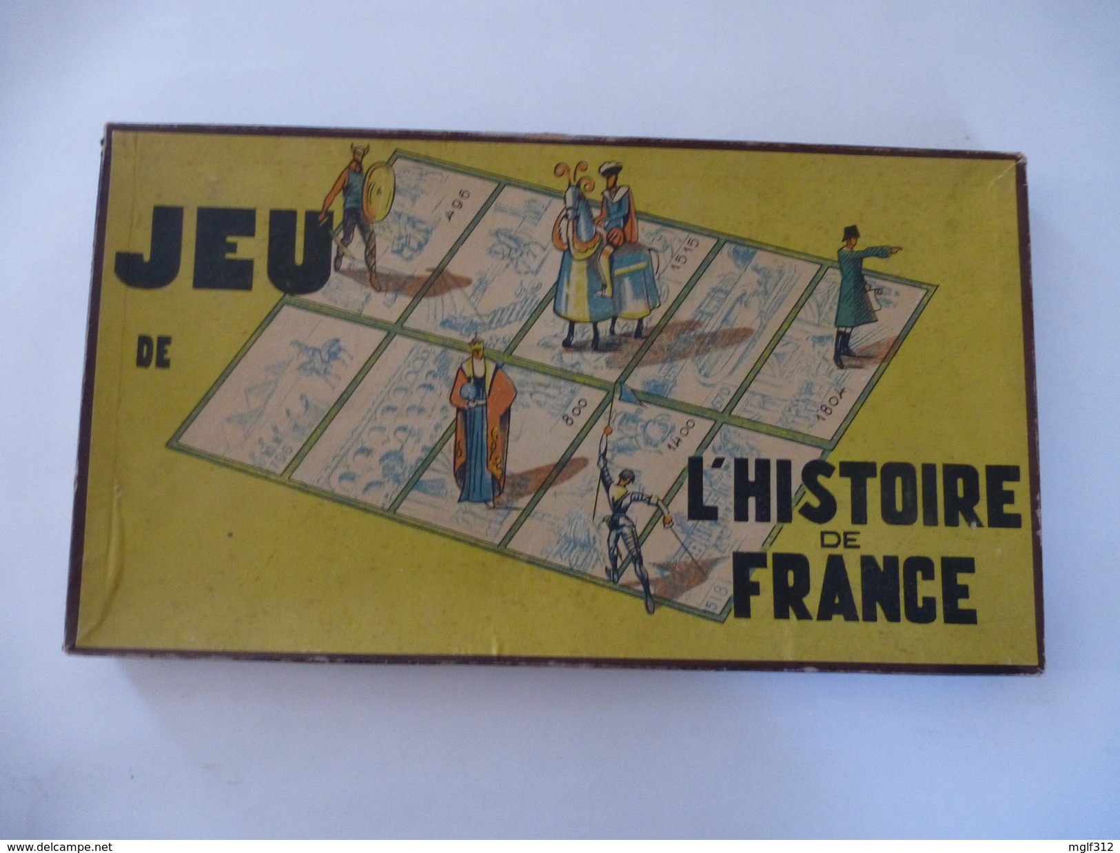 JEU DE L'HISTOIRE DE FRANCE (LOTO) Marque WITHO Création De Mme LUCIEN WILLEMETZ En 1940 - Voir Les Scans - Autres & Non Classés