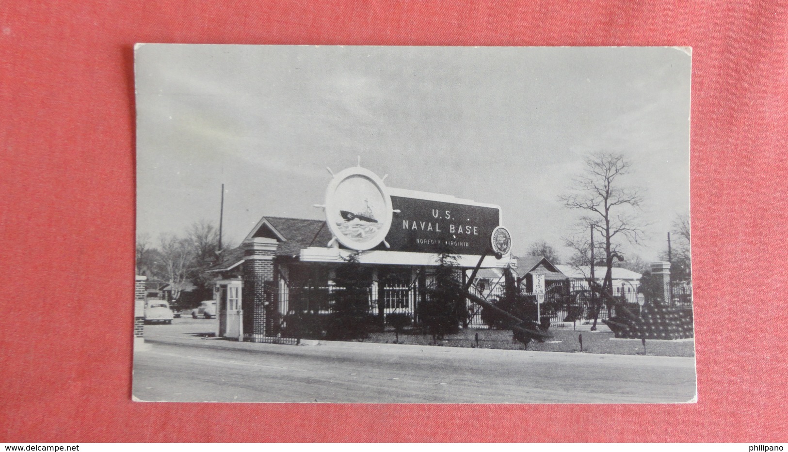 Naval Base  Main Gate  - Virginia > Norfolk ---ref  2449 - Norfolk