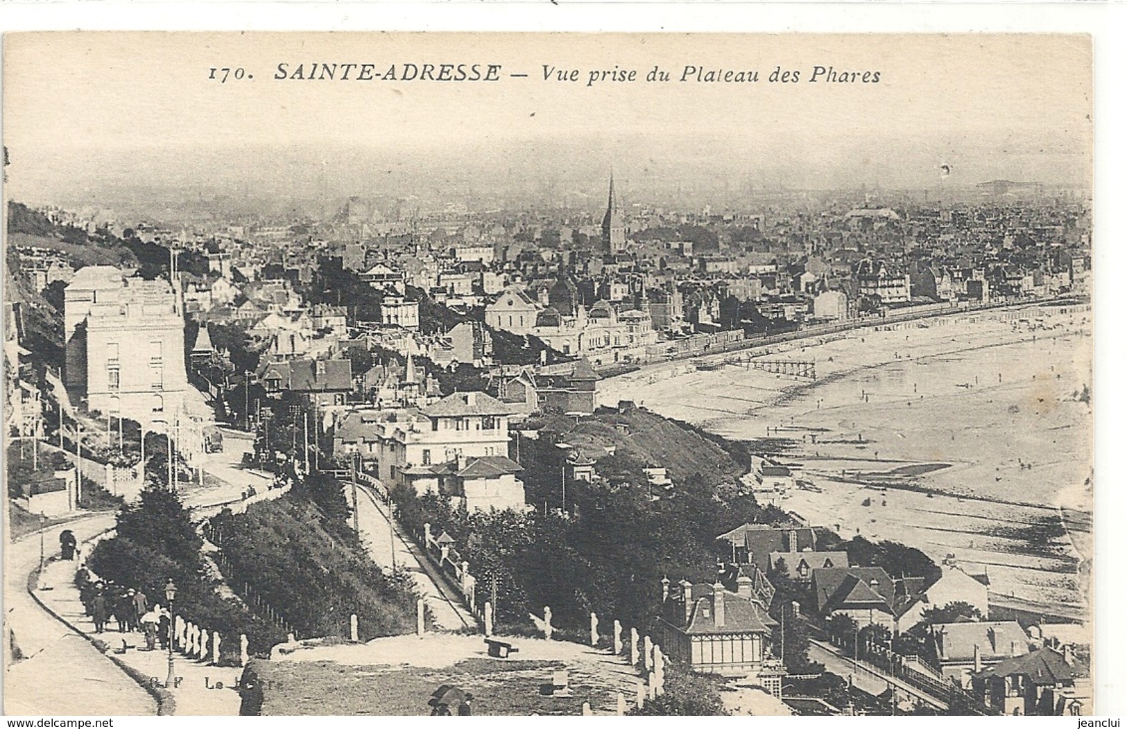 170. SAINTE-ADRESSE . VUE PRISE DU PLATEAU DES PHARES . CARTE NON ECRITE - Sainte Adresse