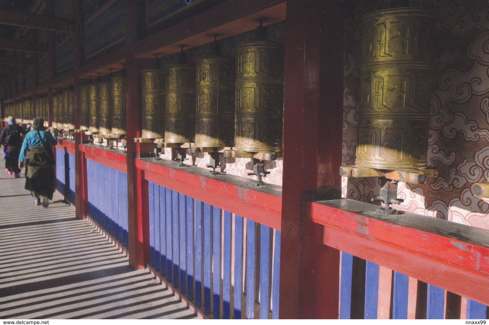 China - Turnning Prayer Wheels, Labrang Monastery, Xiahe County Of Gansu Province - Tíbet