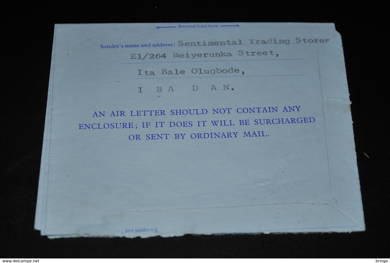 15- Aerogramme Ibadan To Germany - Nigeria (1961-...)