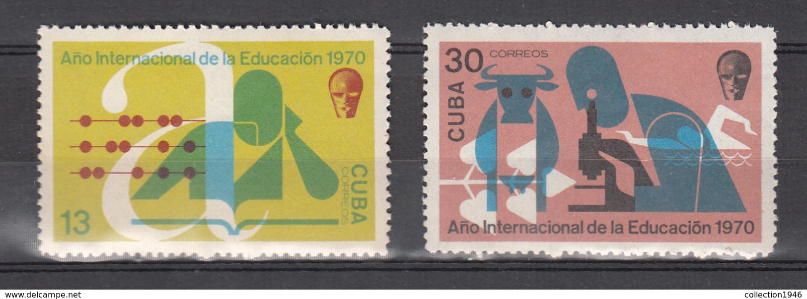 Cuba 1970,2V,set,education,onderwijs,bildung,éducation,educacion,MNH/Postfris(A3049) - Andere & Zonder Classificatie