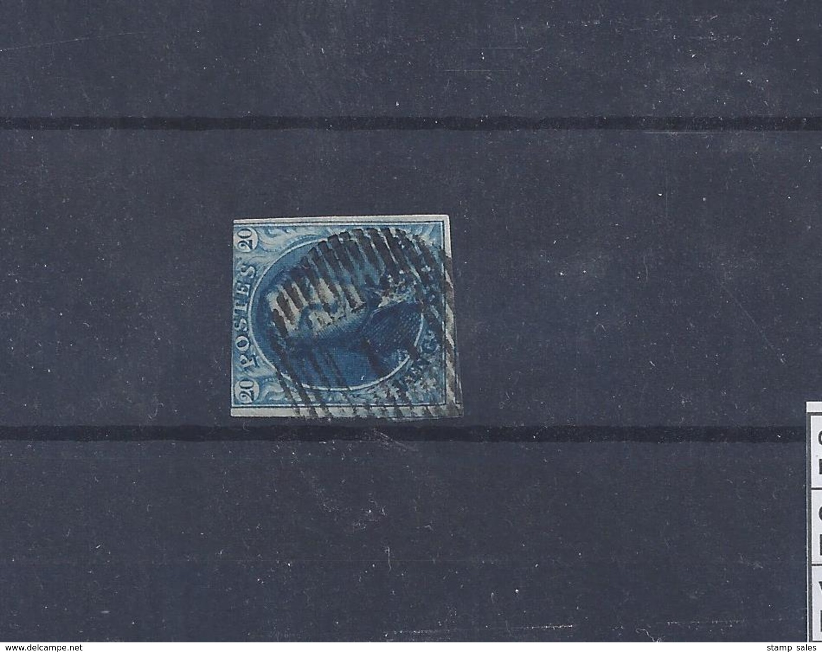 N°7 (ntz) GESTEMPELD D11 Seraing COB 9,00 + COBA &euro; 5,00 - Postmarks - Lines: Distributions