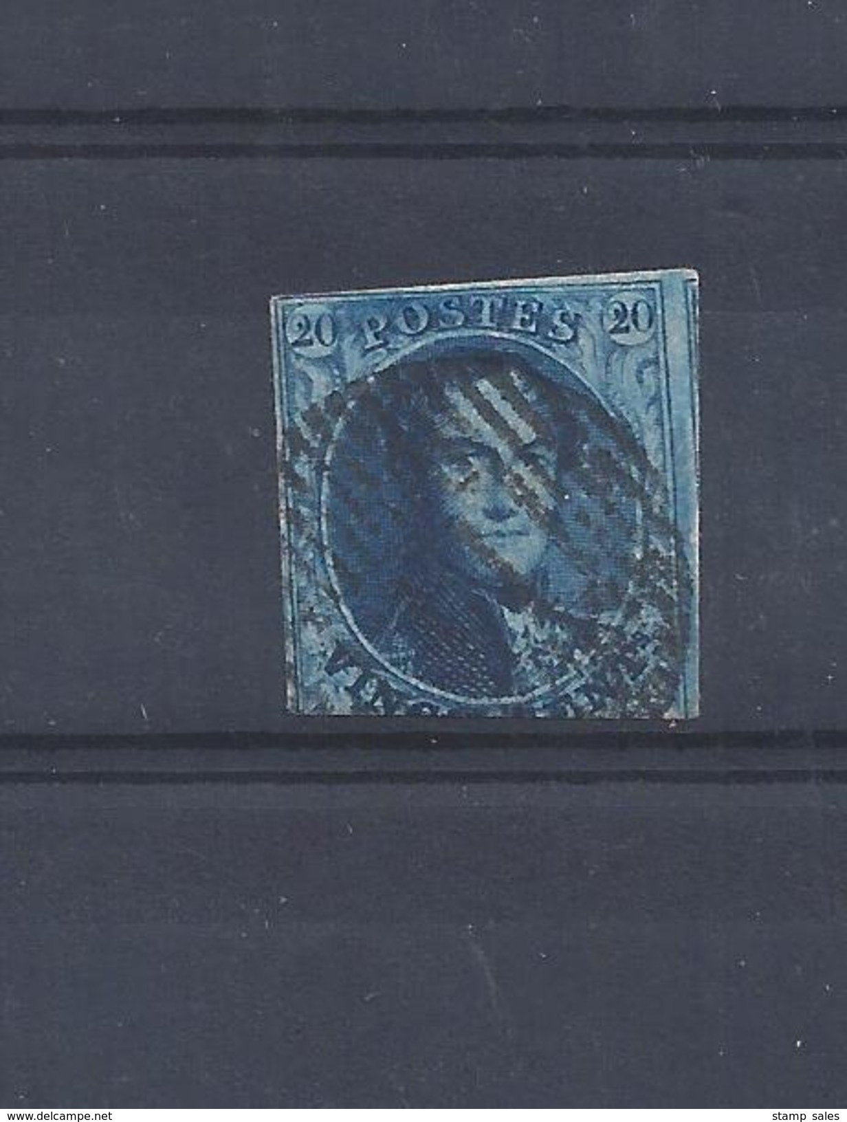 N°7 (ntz) GESTEMPELD D11 Seraing COB 9,00 + COBA &euro; 5,00 - Postmarks - Lines: Distributions