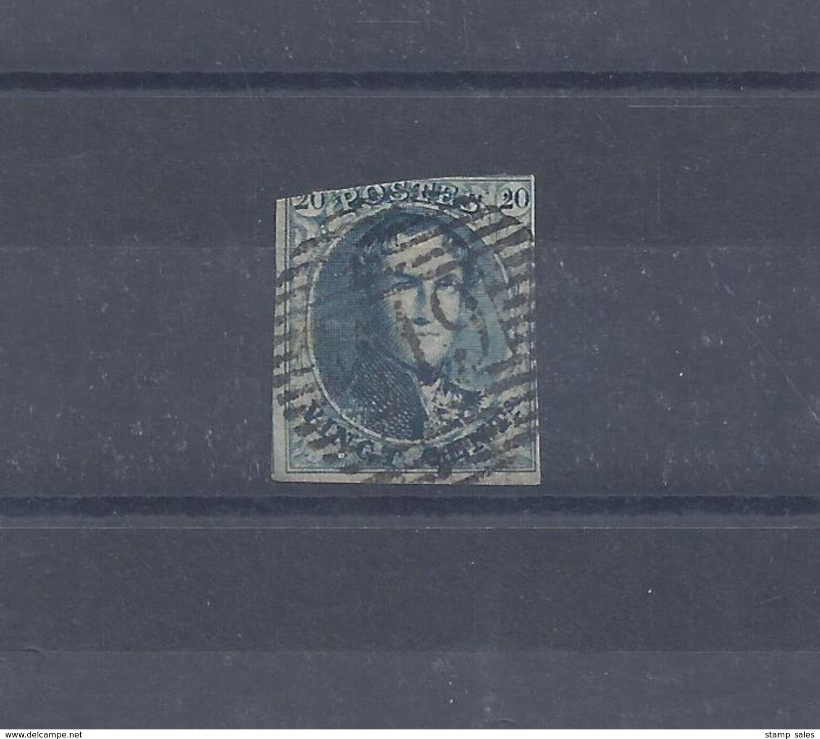 N°7 (ntz) GESTEMPELD P119 Tongres COB 9,00 + COBA &euro; 5,00 - Postmarks - Lines: Distributions