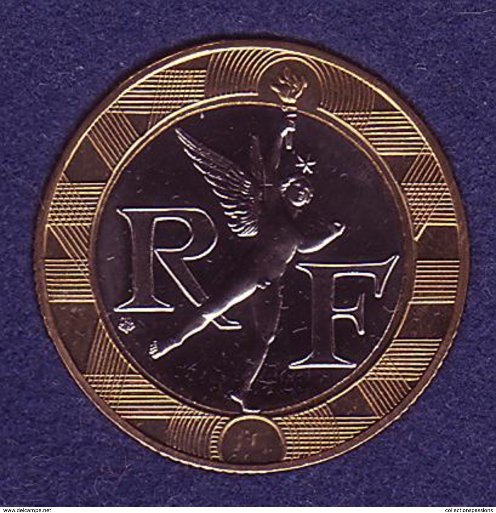 10 Francs Génie De La Bastille - 1988 - FDC - Monnaie Issue D'une Boite Fleurs De Coins - - Other & Unclassified