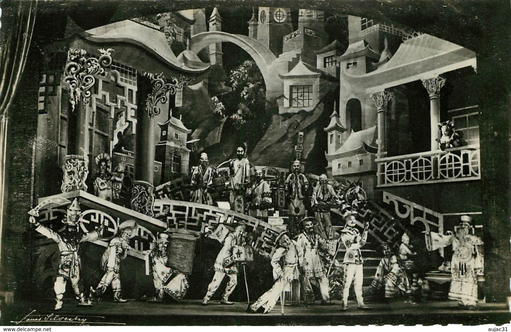 Spectacle - Artistes - Cabarets - Folies Bergère - 5 Cartes Avec Pochette - Bon état - Cabarets