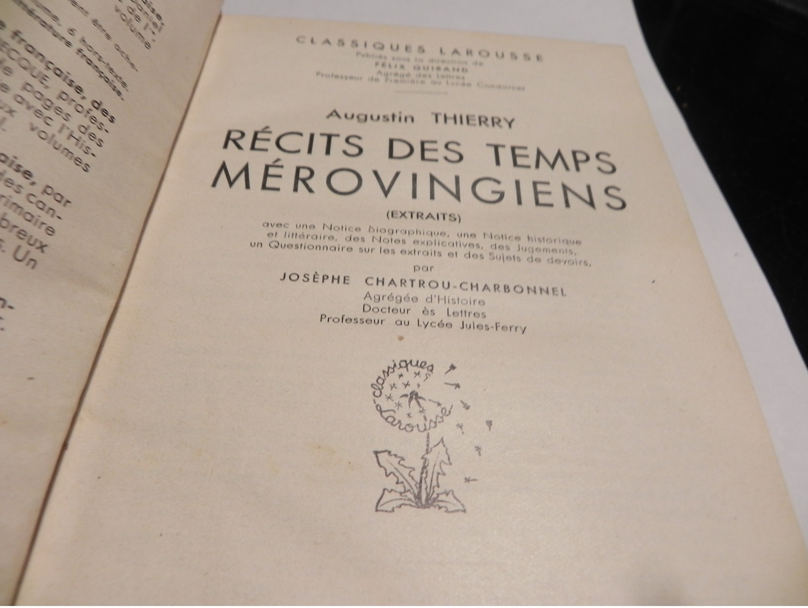 RECITS DES TEMPS MEROVINGIENS  /AUGUSTIN THIERRY - History