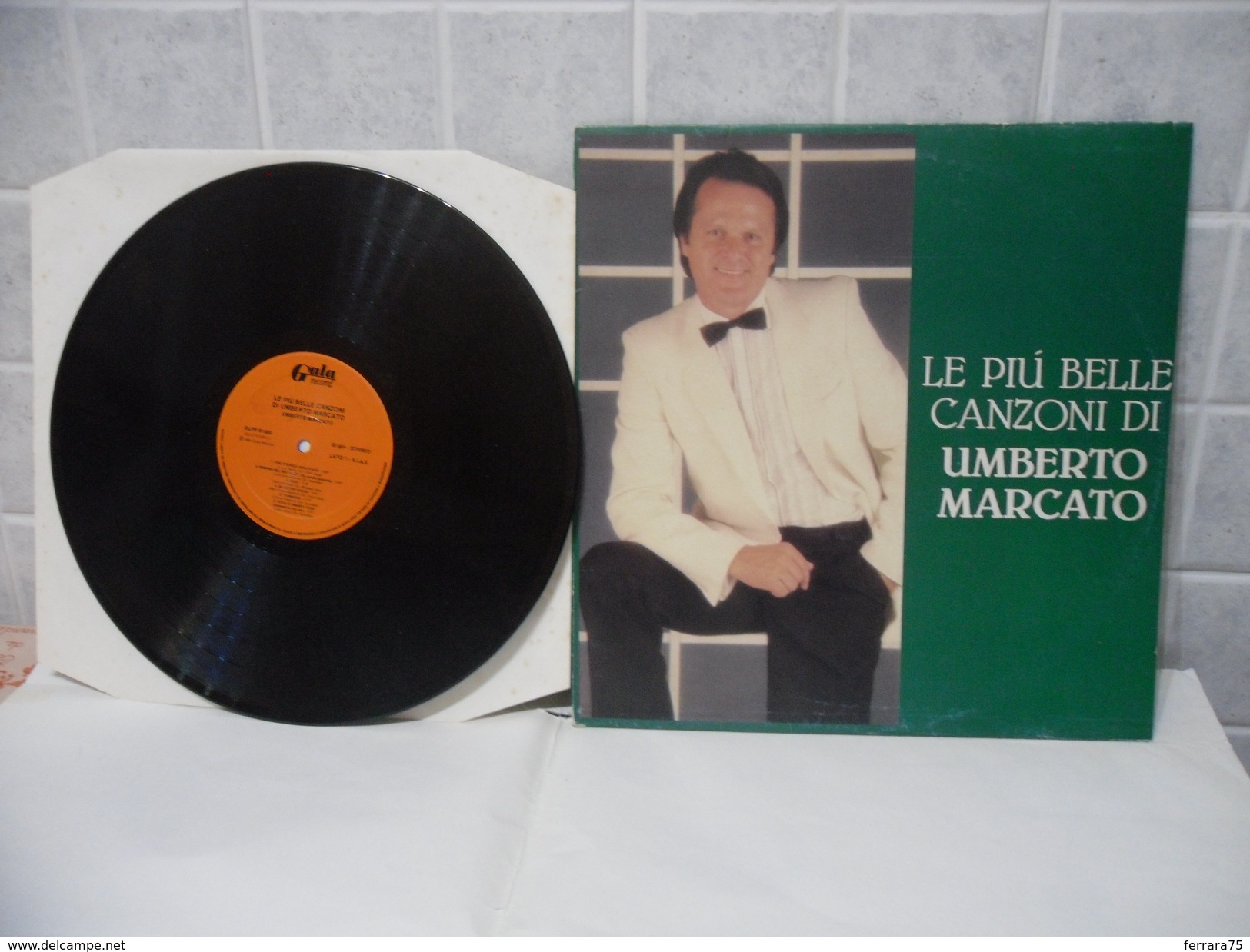 DISCO LP 33 GIRI UMBERTO MARCATO-LE PIù BELLE CANZONI. - Altri & Non Classificati