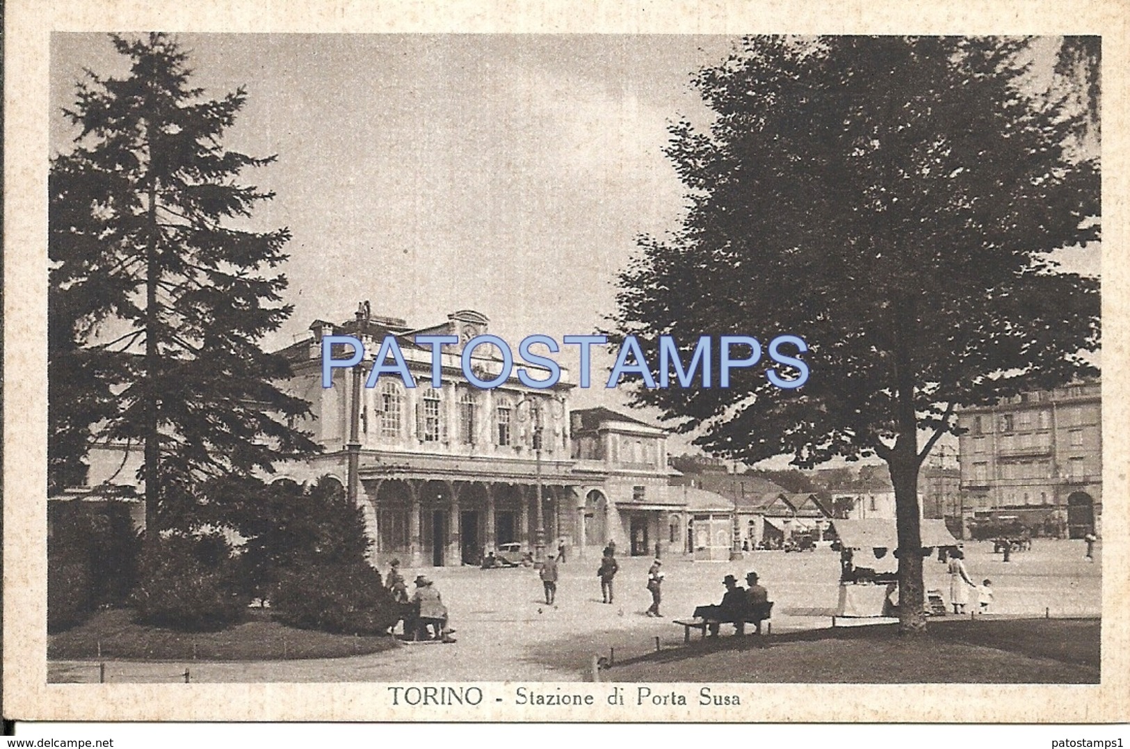 64374 ITALY TORINO TURIN PIAMONTE STATION TRAIN NEW DOOR POSTAL POSTCARD - Altri & Non Classificati