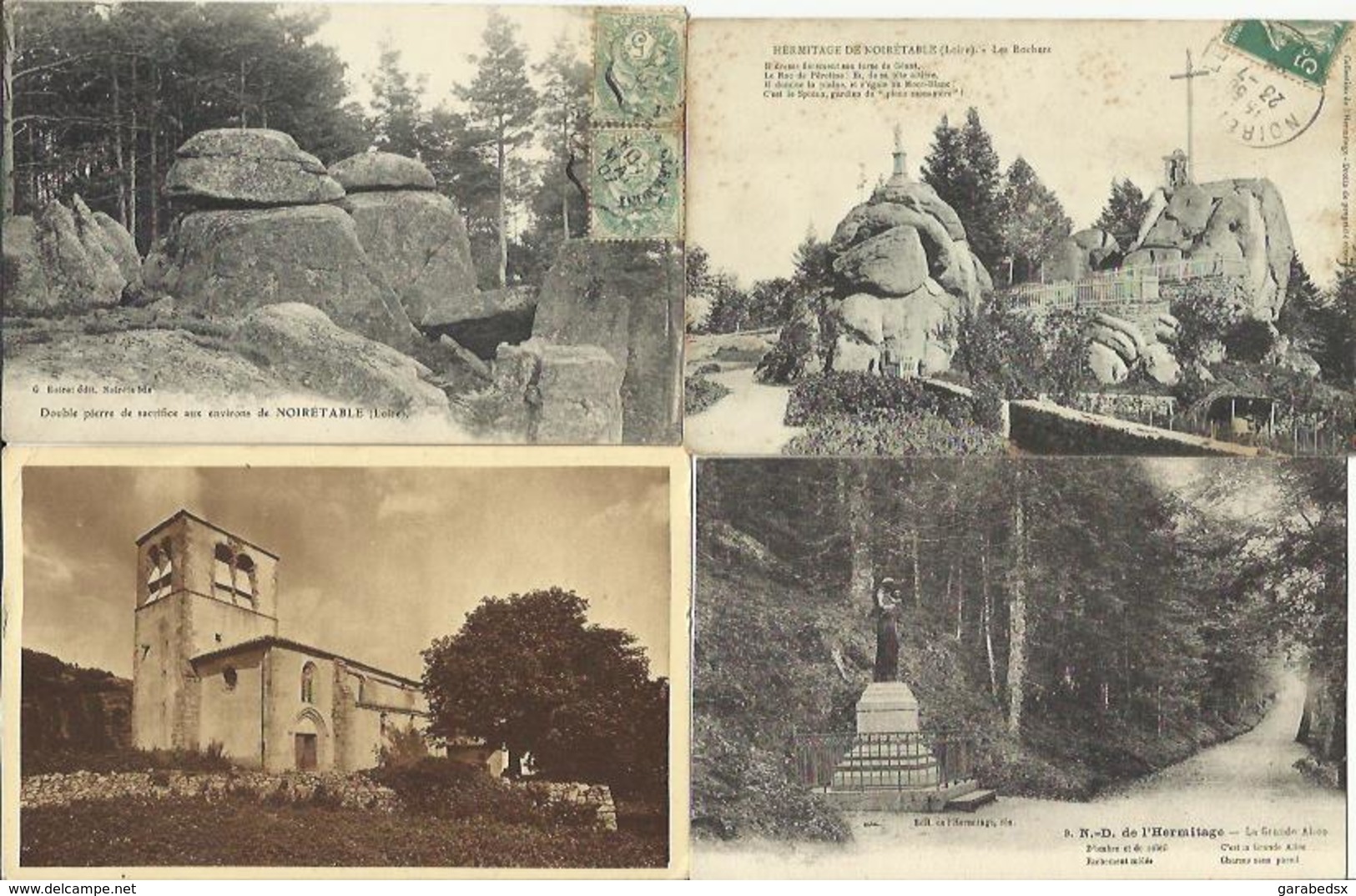 LOT DE 179 CARTES POSTALES ANCIENNES DE LOIRE (42) (LOT N°1).