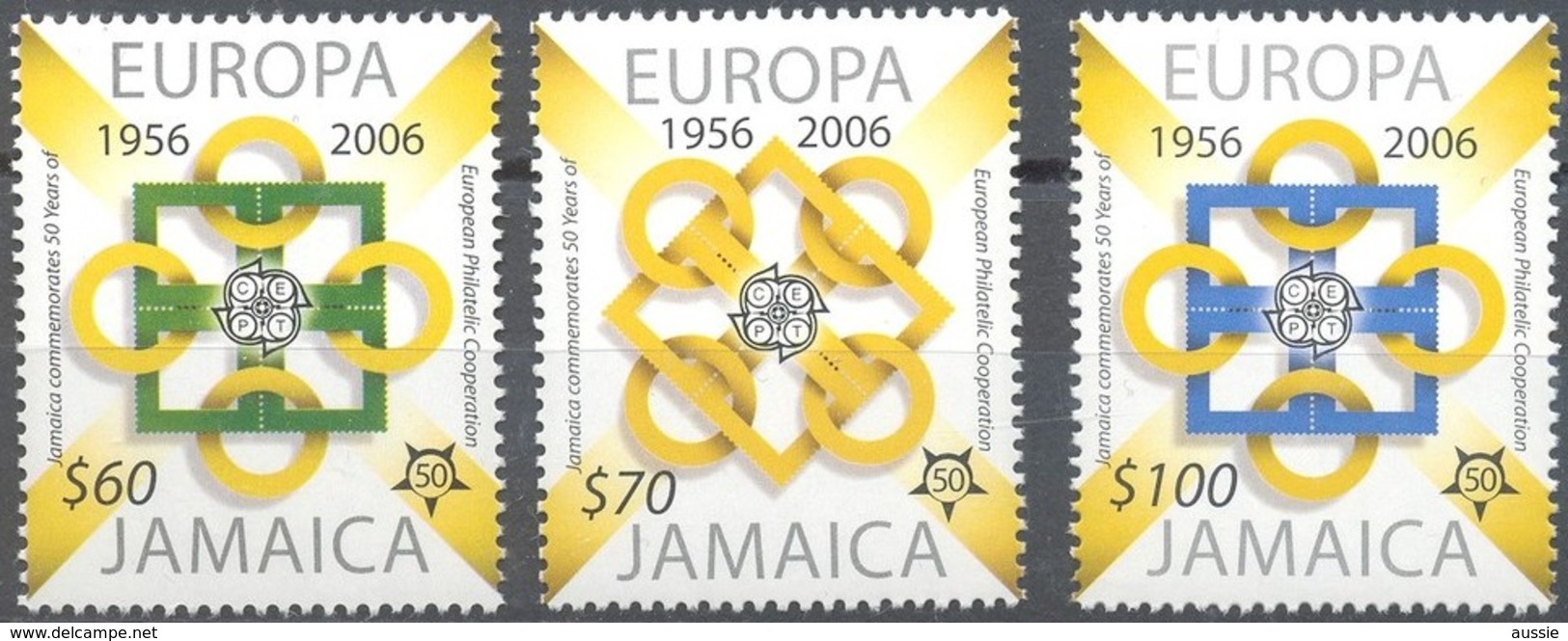 Jamaica Jamaique 2006 Yvertn° 1081-1083 *** MNH  Cote 11,50 € 50 Ans Europa 50 Jaar - Jamaique (1962-...)