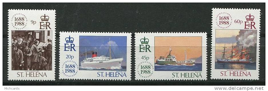 104 SAINTE HELENE 1988 - Paquebot Bateau - Neuf Sans Charniere (Yvert 483/86) - St. Helena