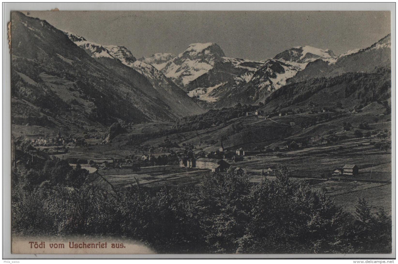 Tödi Vom Uschenriet Aus - Stempel: Schwanden - Photo: E. Jeanrenaud No. 337 - Autres & Non Classés