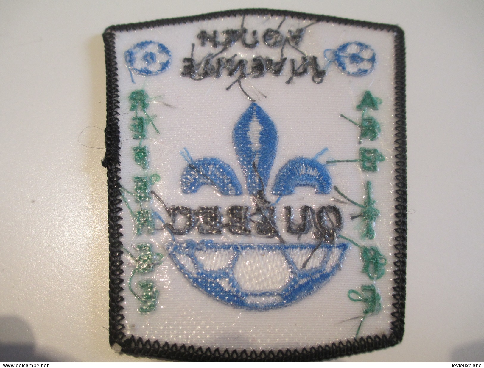 Écusson Tissu Ancien / Canada/ Québec/Sport / SOCCER/Arbitre/Juvénile/Referee/Youth/Années 1980            ET99 - Patches