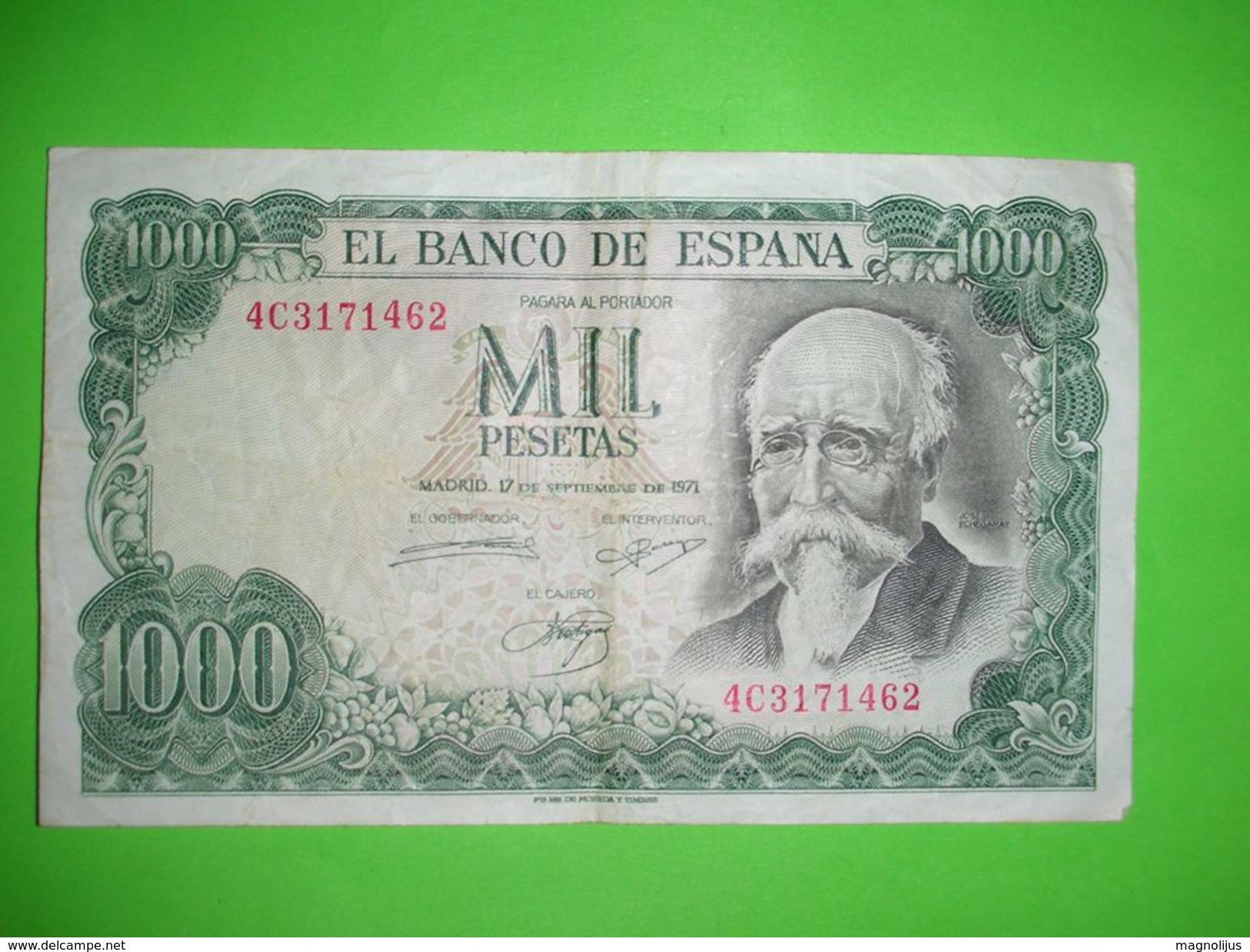 Spain,Espana,1000 Pesetas,1971.,mil Pesetas,banknote,paper Money,bill,geld - 1000 Pesetas