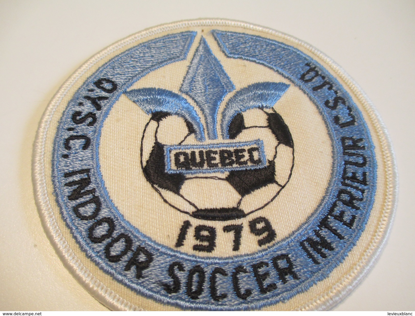 Écusson Tissu Ancien / Canada/ Québec/Sport / SOCCER/QYSC Indoor Soccer Interieur CSJQ/ 1979         ET102 - Patches