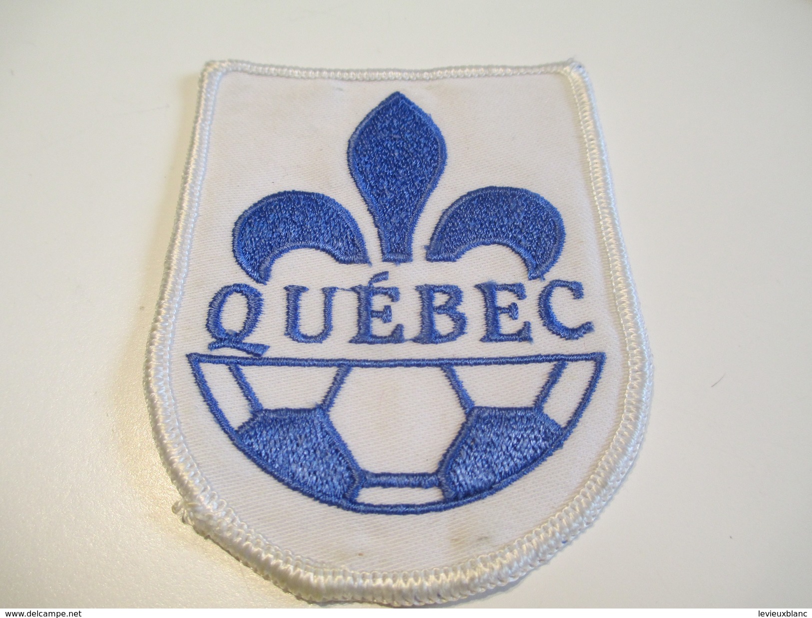Écusson Tissu Ancien / Canada/ Québec/Sport / SOCCER/ Années 1980       ET105 - Patches