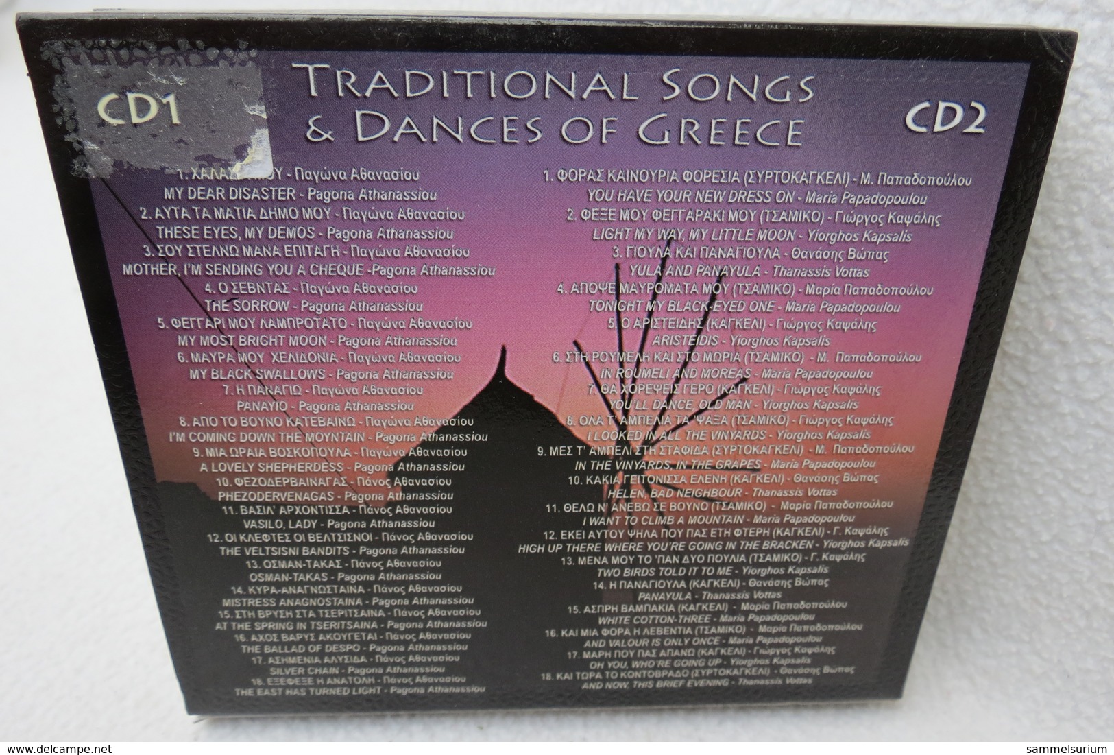 2 CD-Box "Traditional Songs & Dances Of Greece" Gold - Hit-Compilations