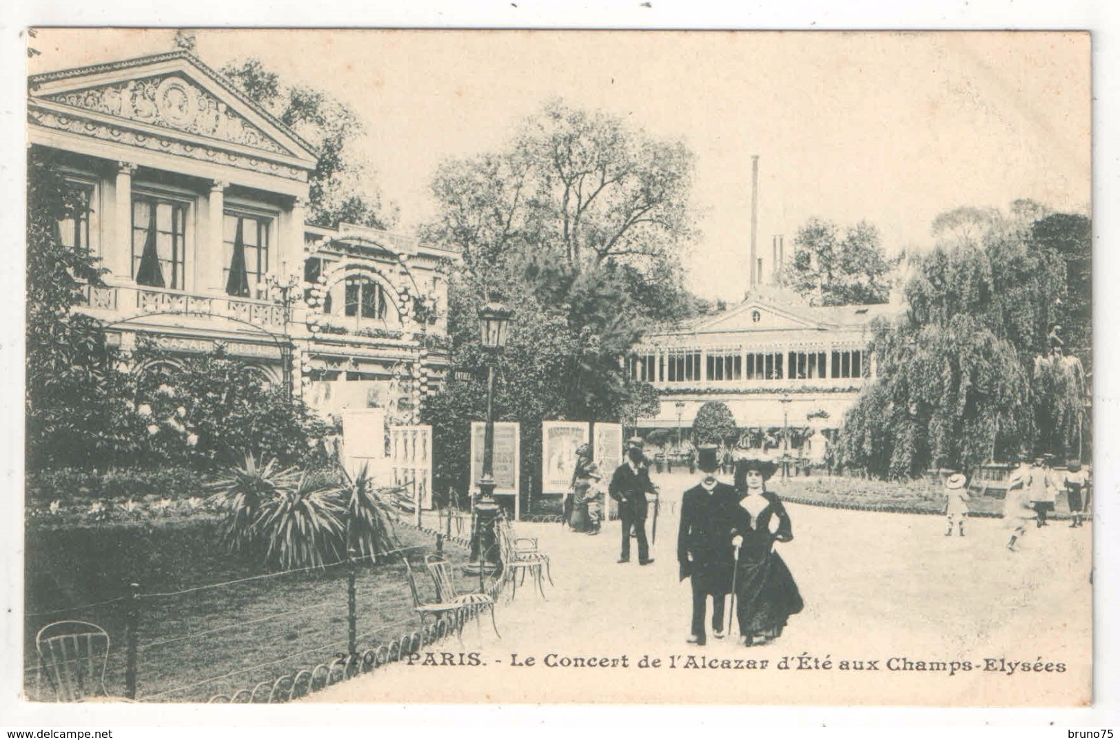 75 - PARIS 8 - Le Concert De L'Alcazar D'Eté Aux Champs-Elysées - District 08