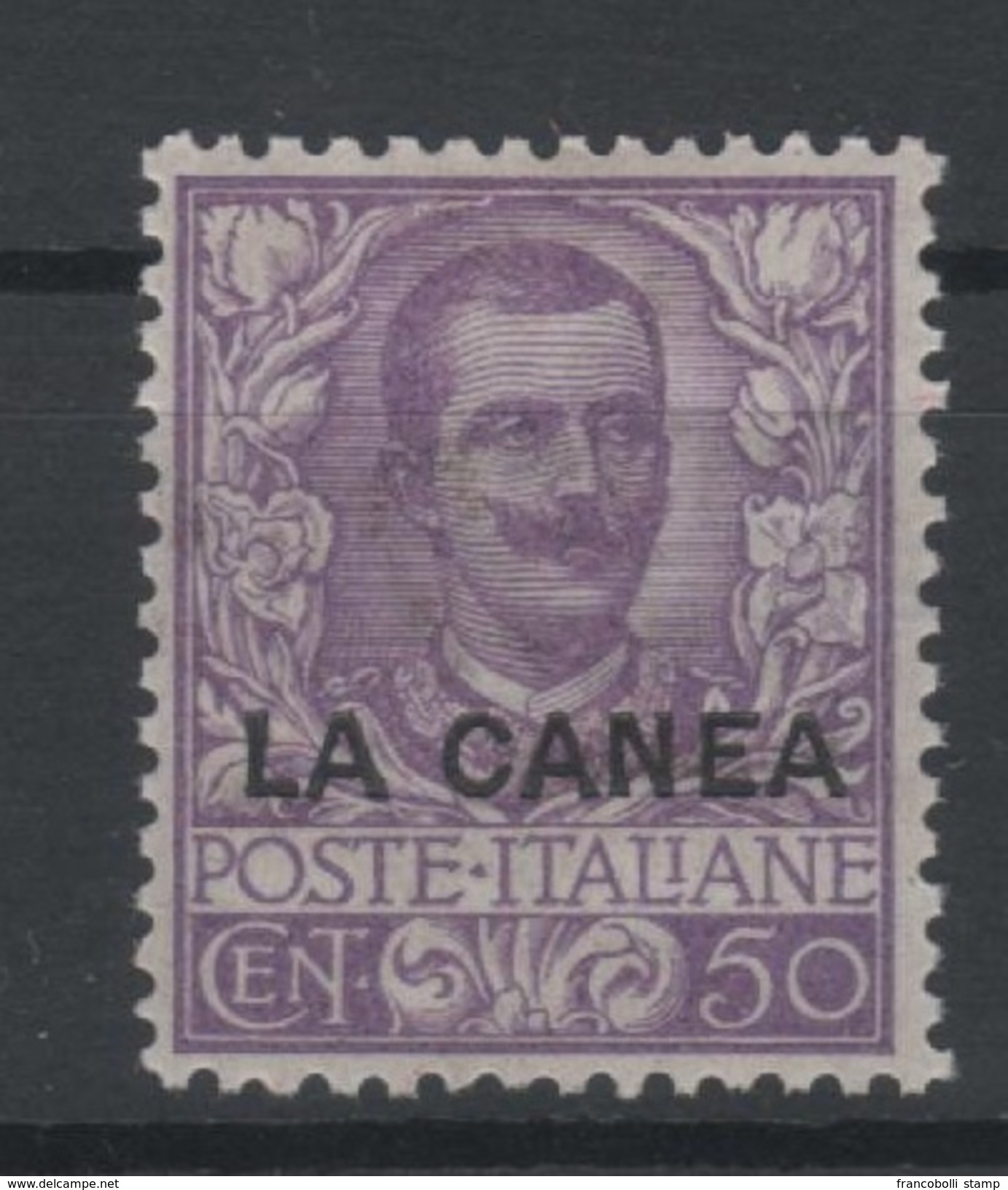 Occupazioni La Canea Floreale 50 C. MNH Ottima Centratura - La Canea