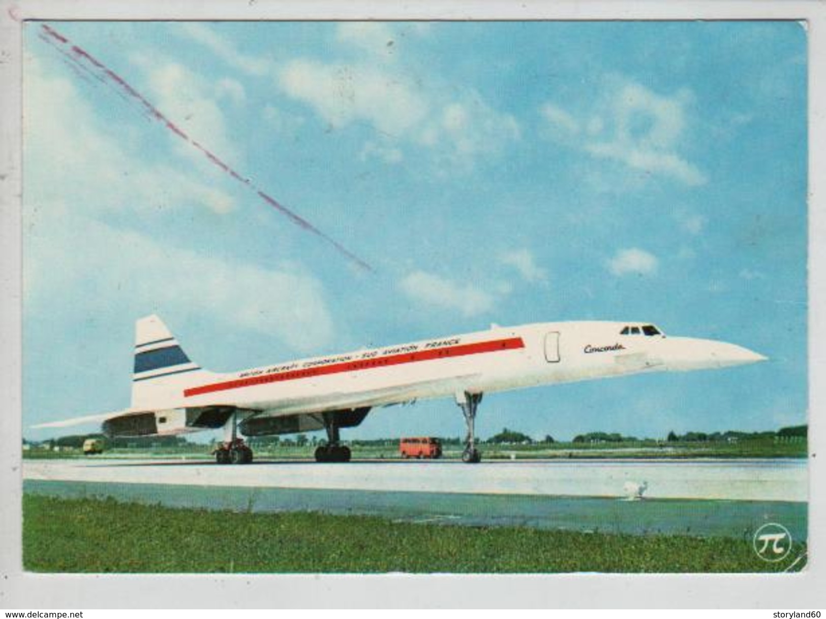 Cpm St002436 Avion Super-sonique  Concorde (tarmac) - 1946-....: Moderne