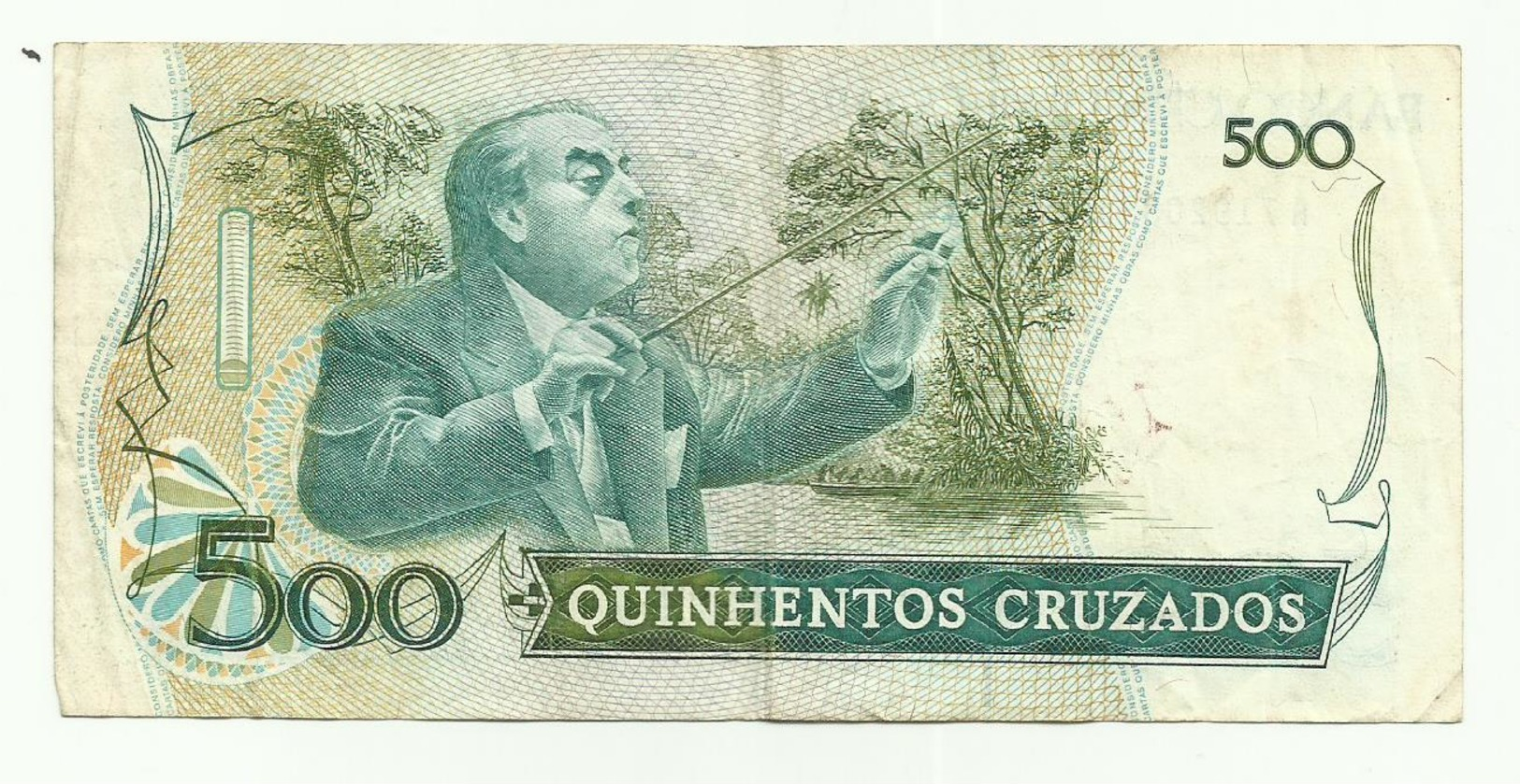 Billet Du Brésil De 500 Cruzados - Brazilië