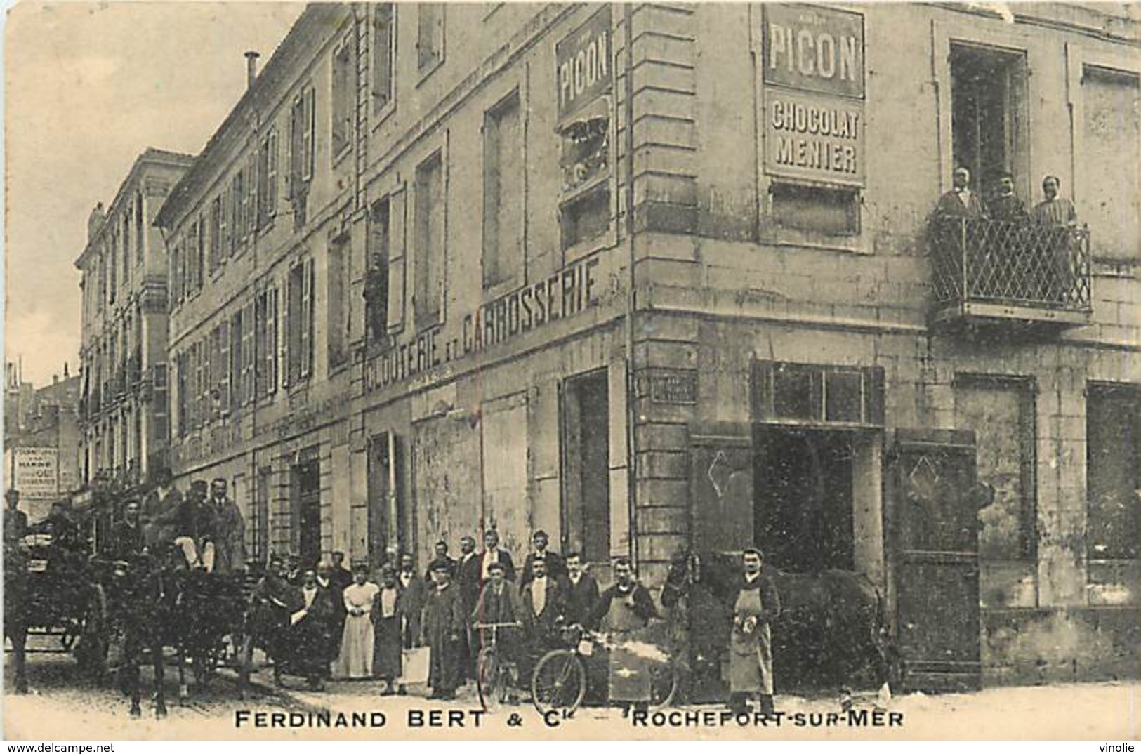 A-17-278 : ROCHEFORT SUR MER. CLOUTERIE ET CARROSSERIE  FERDINAND BERT. - Rochefort