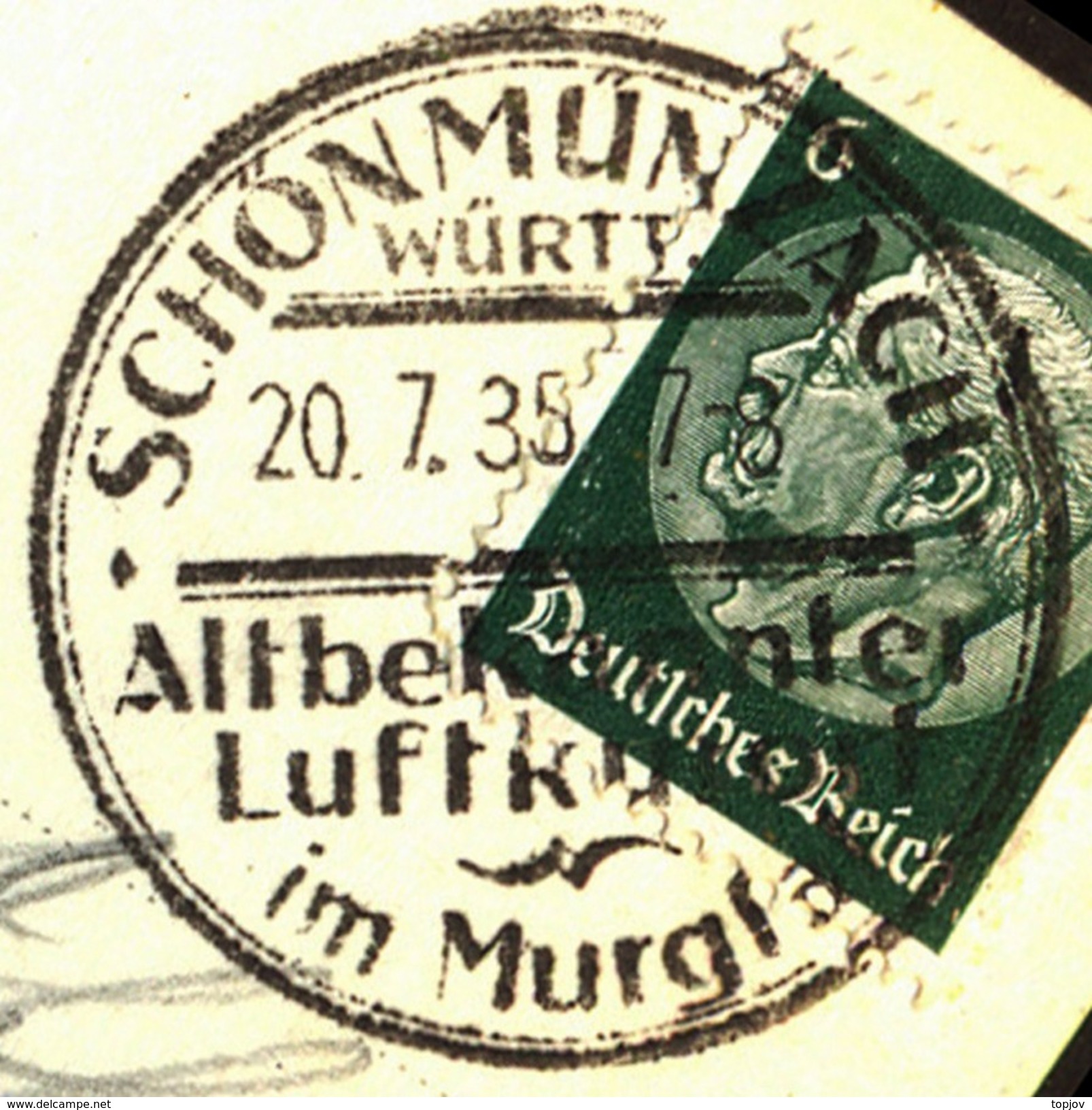 GERMANY - REICH - SCHONMUNZACH  LUFTKURORT - 1935 - Briefe U. Dokumente