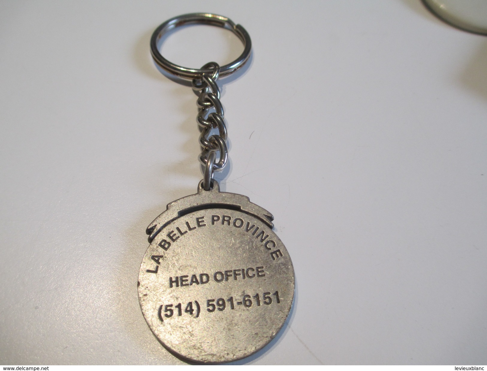 Canada/Restauration/La Belle Province/ Head Office/ Métal / Années 80         POC222 - Porte-clefs