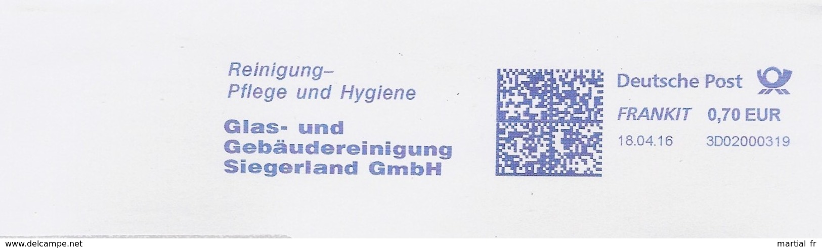 EMA ALLEMAGNE DEUTSCHLAND SCHEIBE Glas Verre Laveur Carreaux Reinigung Nettoyage Pflege Soin Hygiene Siegerland Frankit - Fabriken Und Industrien