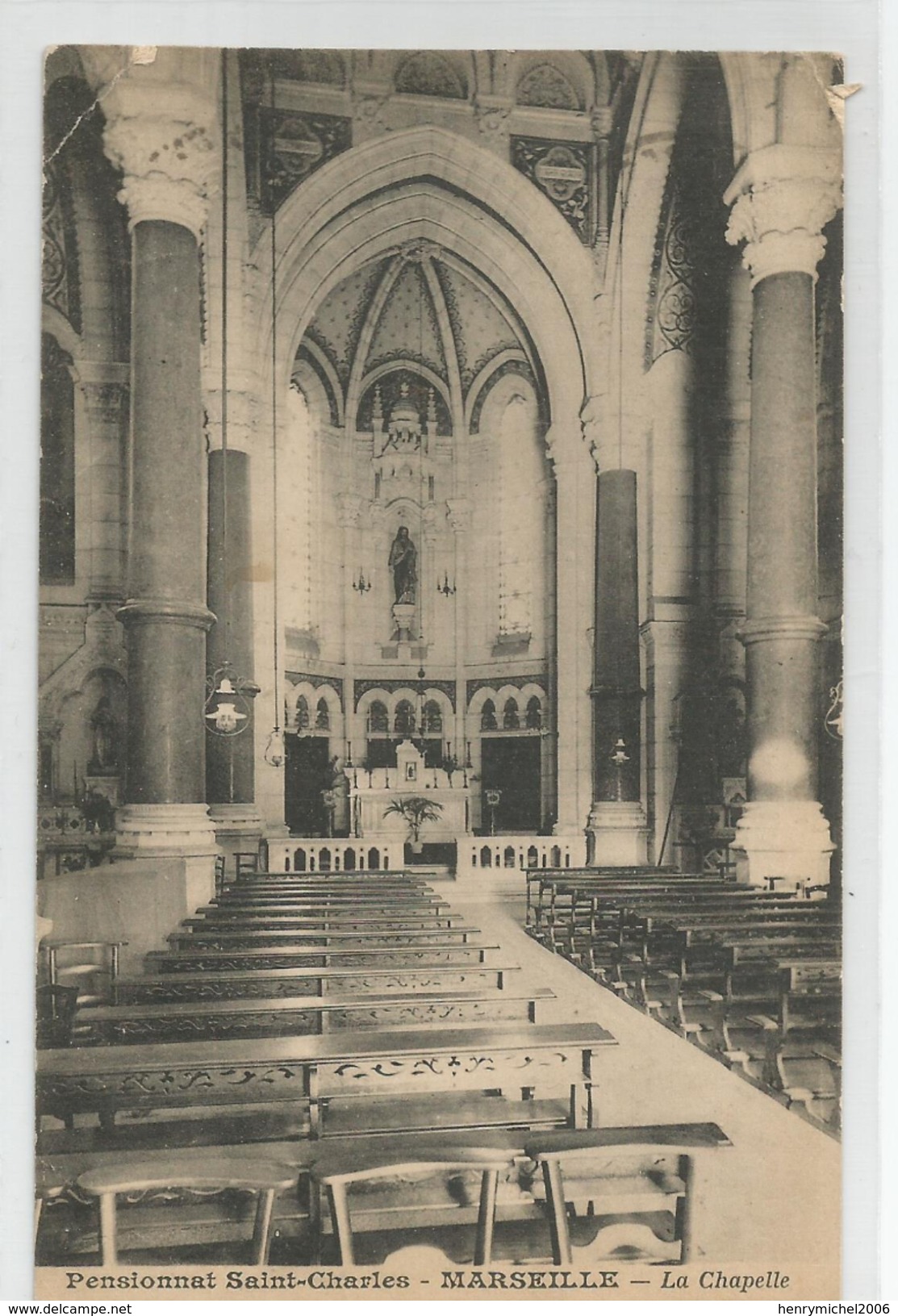 13 - Marseille Pensionnat St Charles La Chapelle 1936 - Unclassified