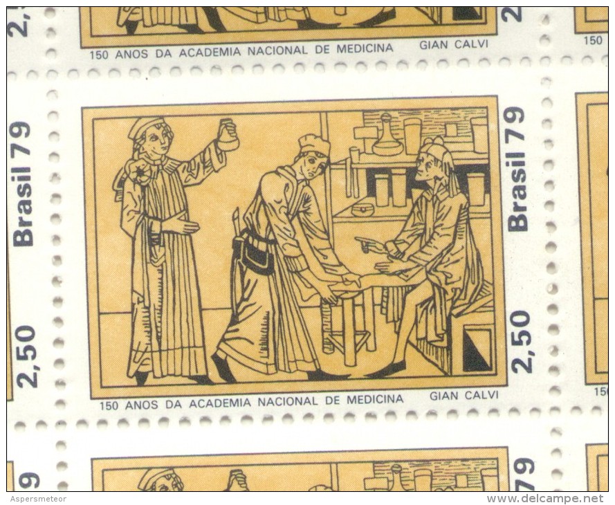 BRESIL BRASIL BRAZIL  YVERT NR. 1373  MNH AÑO 1979 150e ANNIVERSAIRE DE L´ACADEMIE DE MEDECINE TBE - Unused Stamps