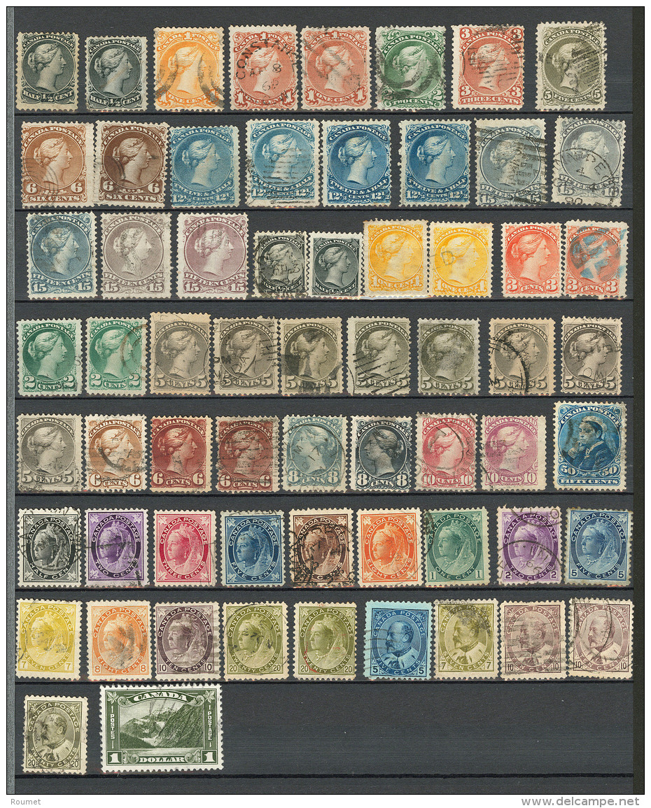 Lot. 1868-1909 (Poste), Petites Et Moyennes Valeurs Entre Les N&deg;17A Et 83. - TB - Other & Unclassified