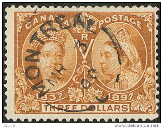 Victoria. No 51 (Scott # 63), Obl Cad Montr&eacute;al. - TB - Other & Unclassified