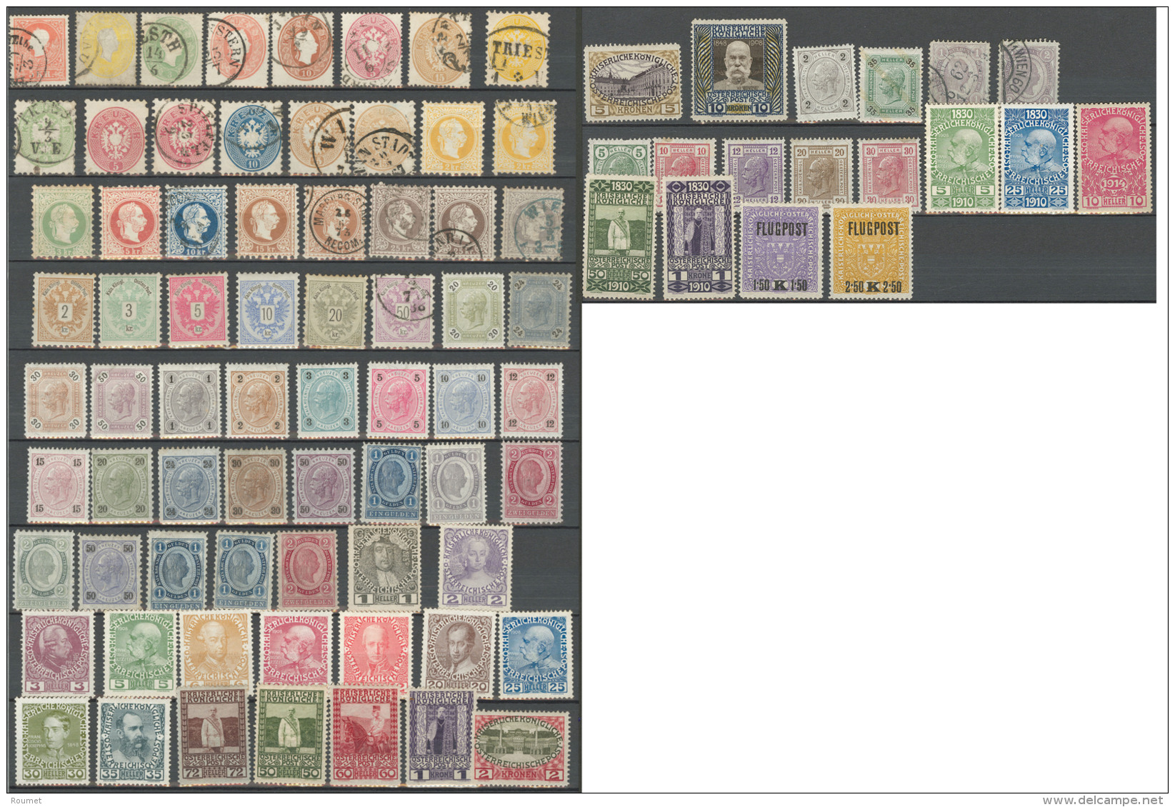 Lot. 1861-1910 (Poste), Petites Et Moyennes Valeurs Entre Les N&deg;14/132, Les Classiques Def. - TB, B Ou Pd - Other & Unclassified