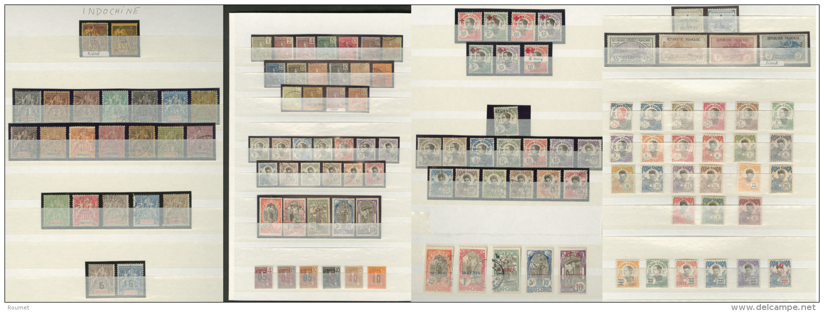 Collection. 1899-1944 (Poste, PA, Taxe), Quasiment Compl&egrave;te, Dont Nombreux Ex Obl. - TB - Other & Unclassified