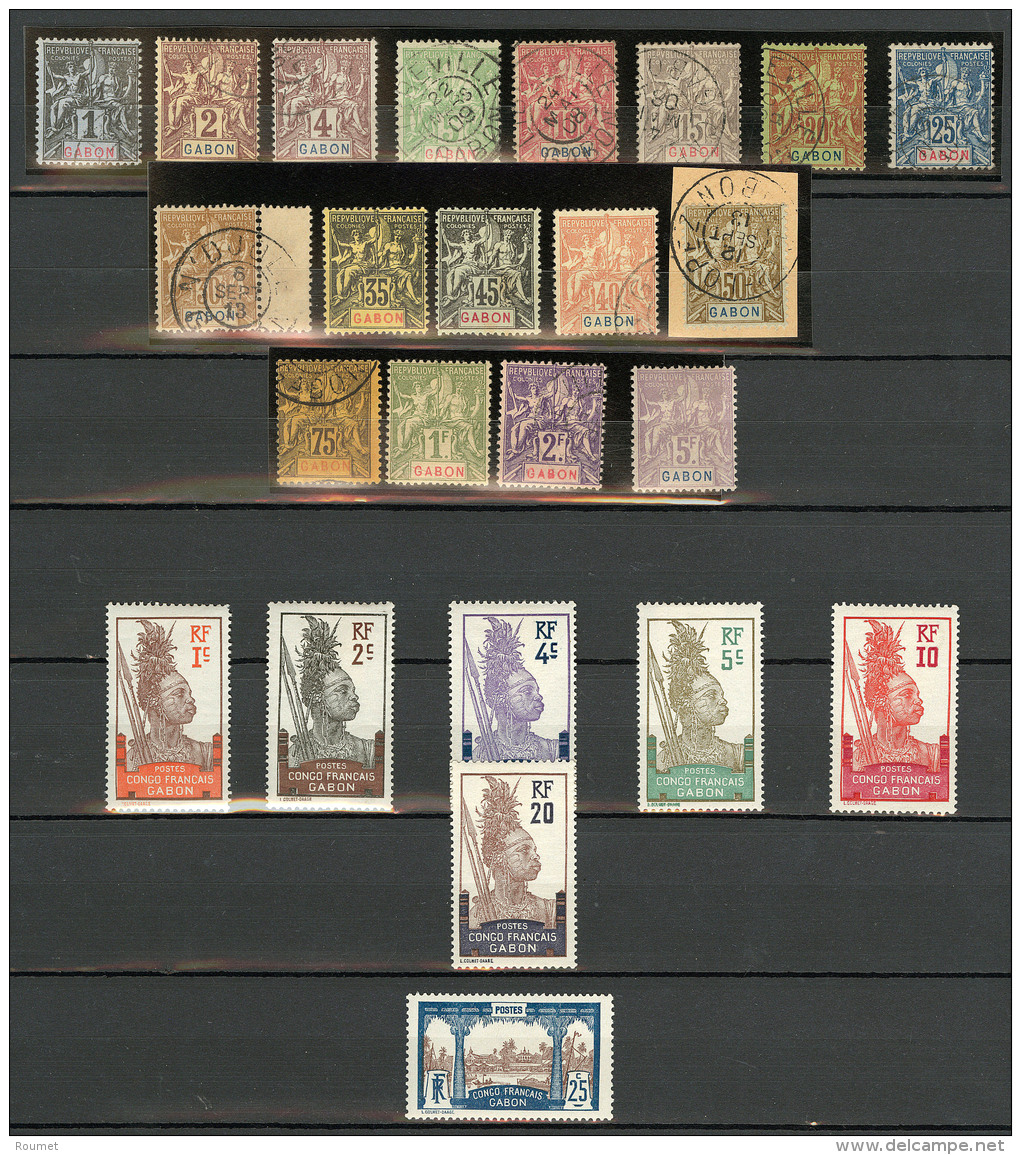 Collection. 1904-1933 (Poste, Taxe), Valeurs Moyennes Et S&eacute;ries Compl&egrave;tes, Assez Compl&egrave;te. - TB - Other & Unclassified